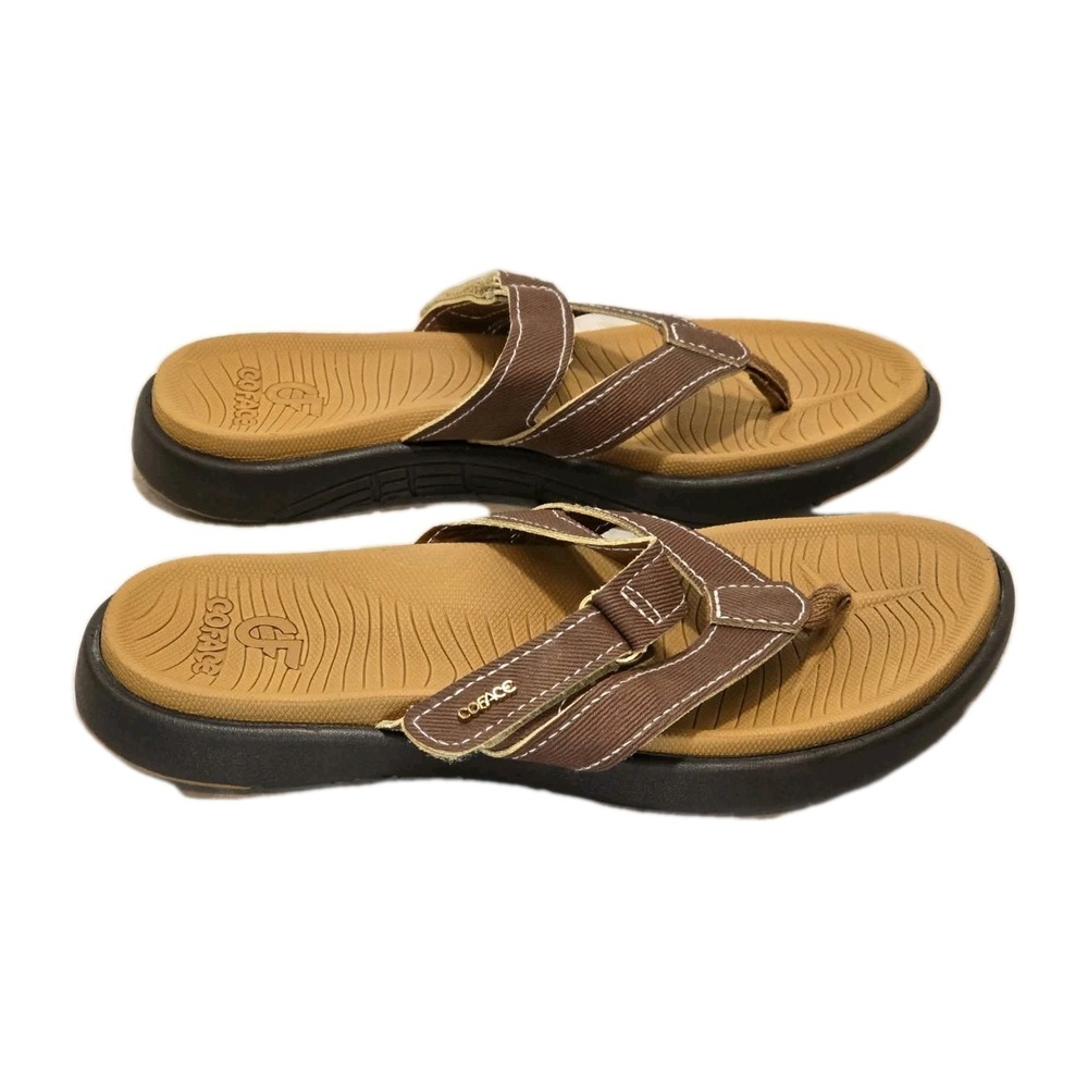 COFACE Flip Flops Sandals Women's Size 6 GUC Casual Beach Comfort 🌴